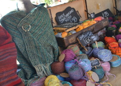 Coloured Wool and Fibre